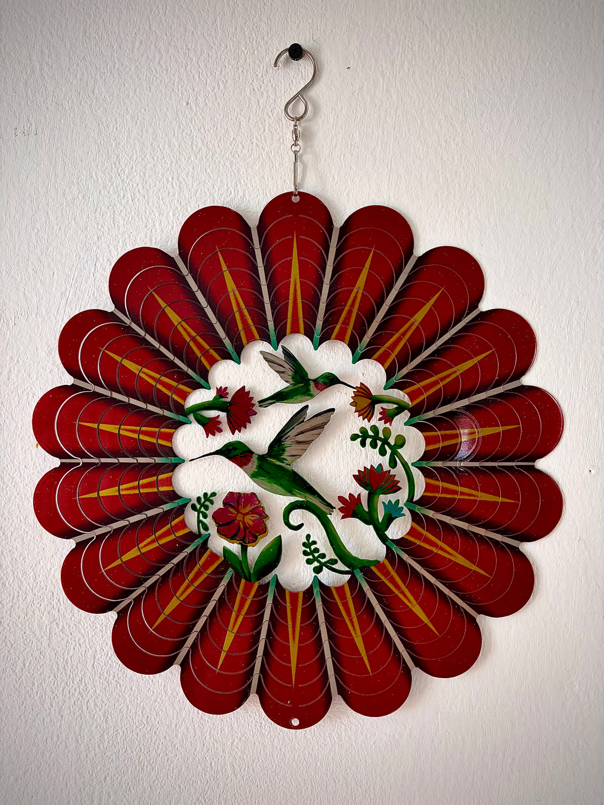 Spinner decorativo KALU - Ruby Hummingbird