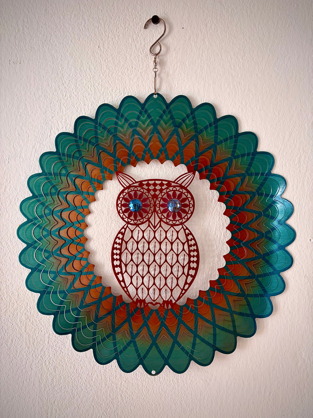 Spinner decorativo KALU - Emerald Owl