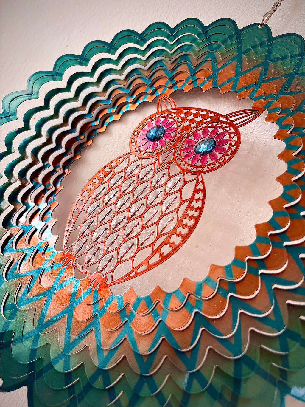 Spinner decorativo KALU - Emerald Owl