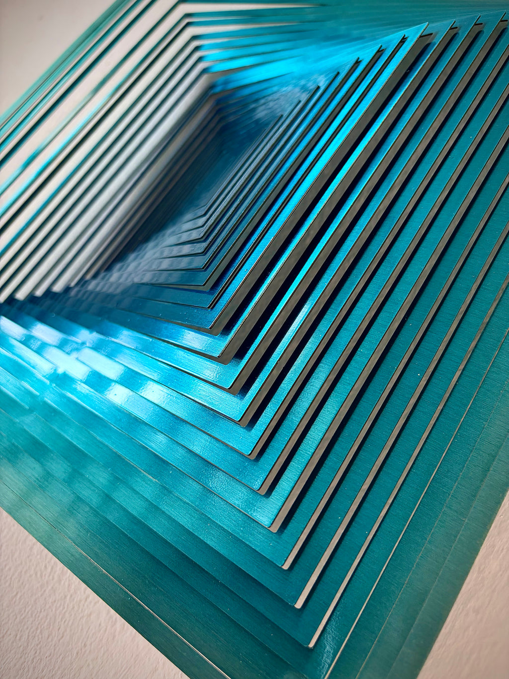 Spinner decorativo KALU - Infinity Aqua Cube