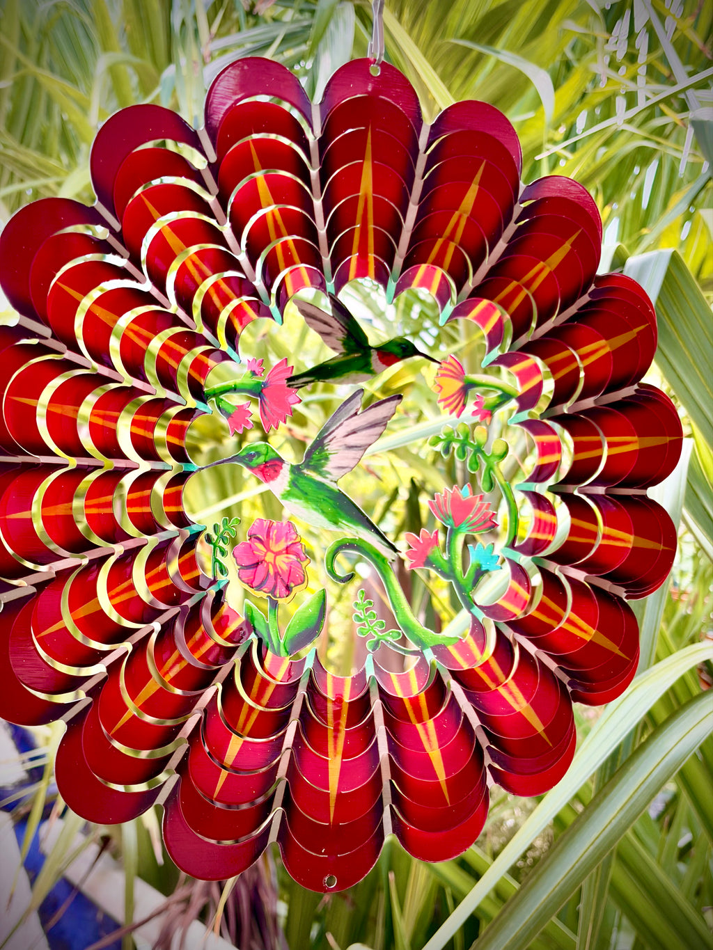 Spinner decorativo KALU - Ruby Hummingbird