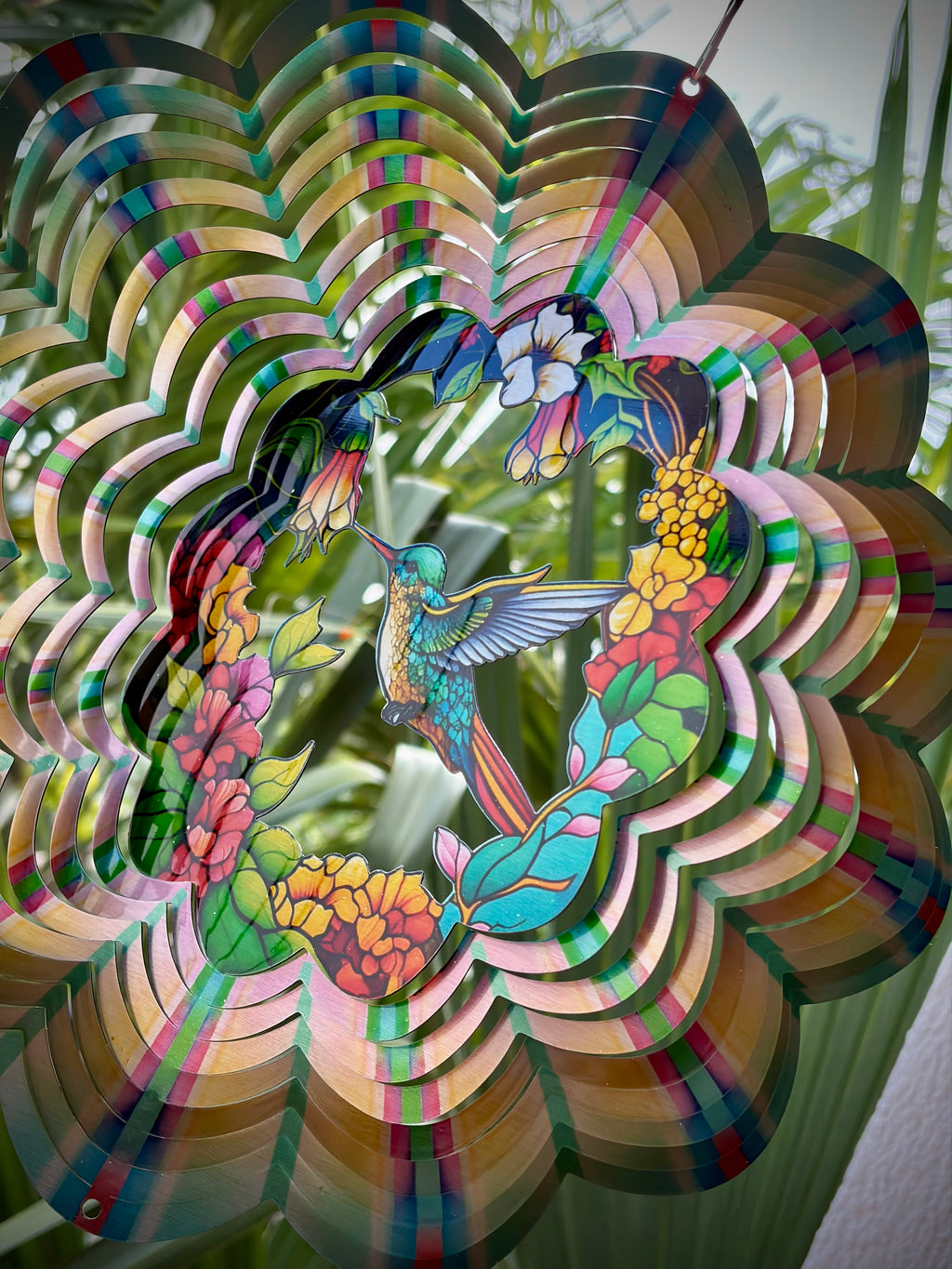 Spinner decorativo KALU - Hummingbird Garden