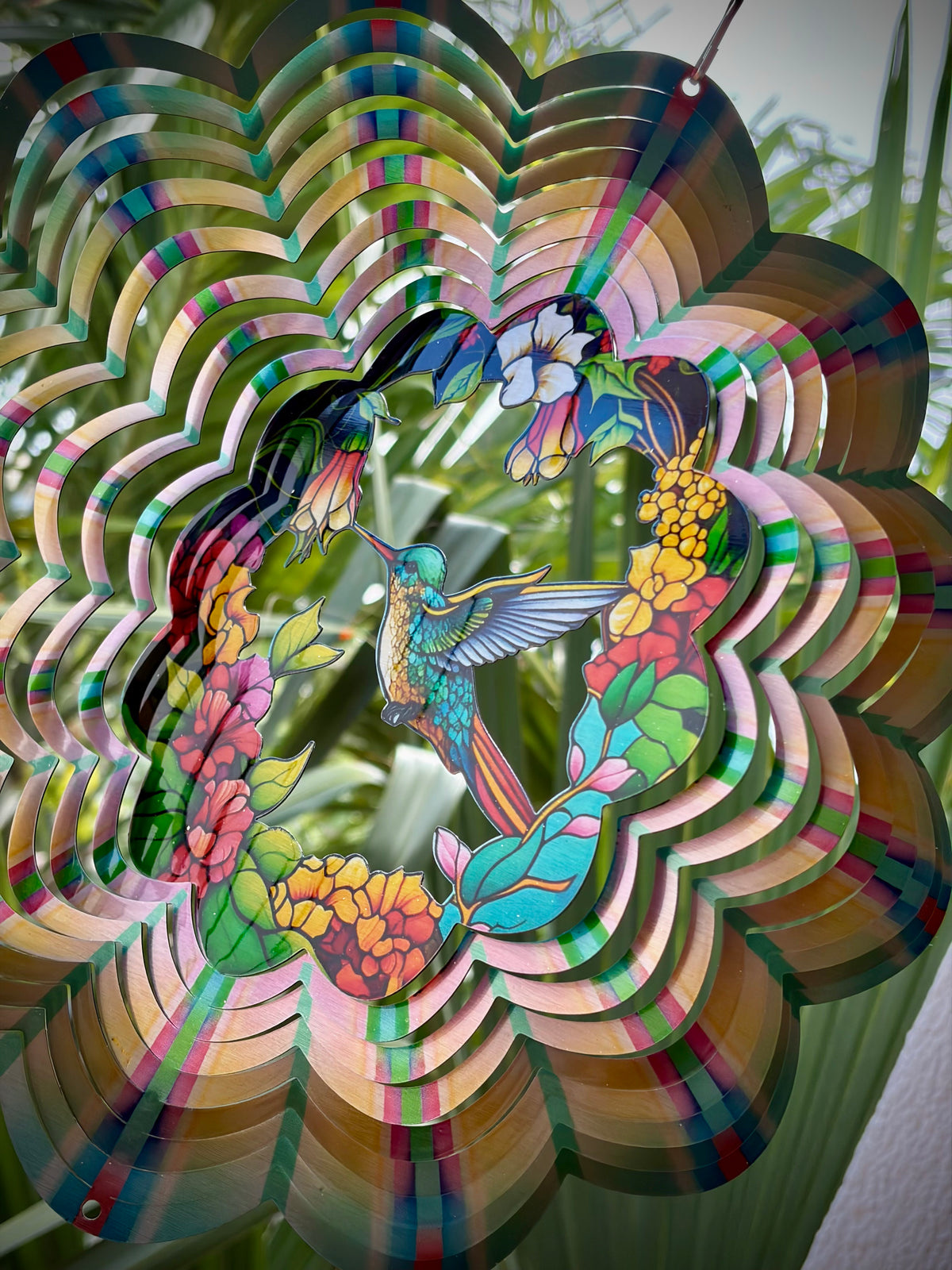 Spinner decorativo KALU - Hummingbird Garden