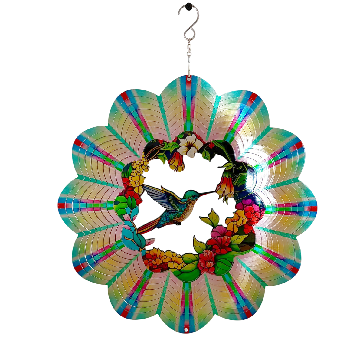 Spinner decorativo KALU - Hummingbird Garden